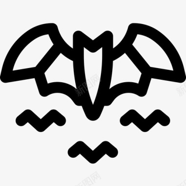 蝙蝠万圣节82直系图标图标