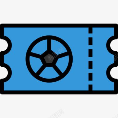 买门票门票足球24线颜色图标图标