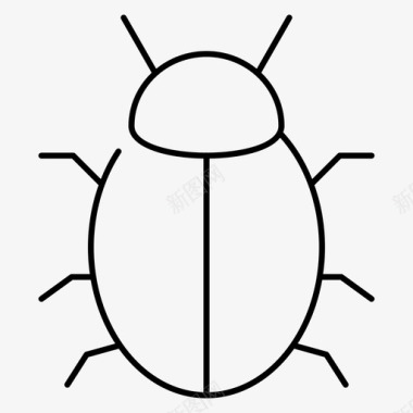 虫虫黑客昆虫图标图标