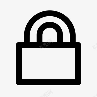 公共标识安全锁定密码安全图标图标