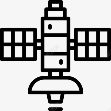 AC4卫星机器人机器4线性图标图标