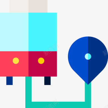 公共交通标识公共汽车公共交通19平图标图标