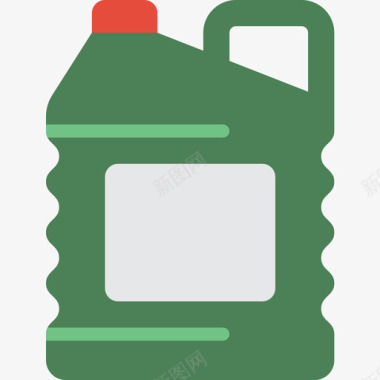 汽油罐容器3扁平图标图标