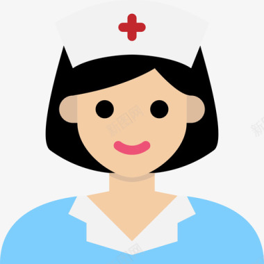 护士护士45号医院公寓图标图标