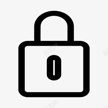 公共标识安全密码关闭锁定图标图标