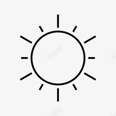 太阳能量阳光图标图标