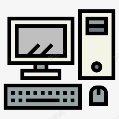 学校卡片计算机学校59线性颜色图标图标