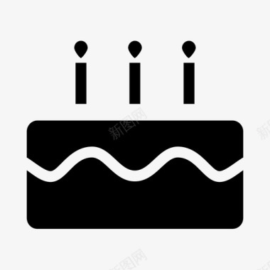 生日蛋糕派对图标图标