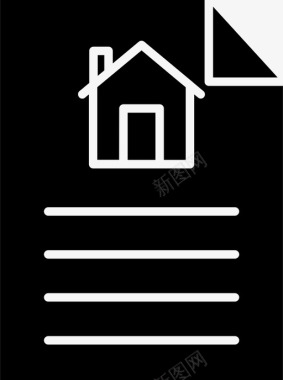 纸房子房租图标图标