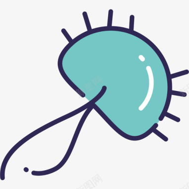 机械师2葡萄球菌细菌2线状颜色图标图标