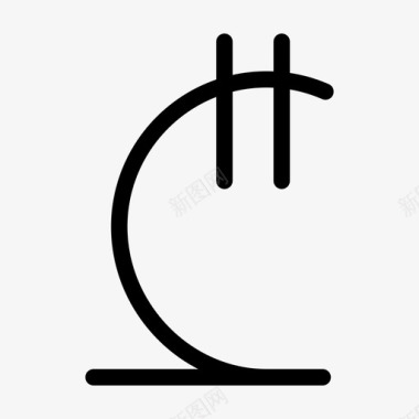 拉里货币格鲁吉亚图标图标