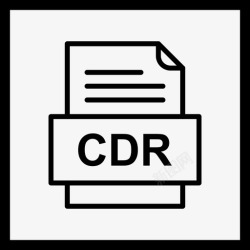 CDR文件格式cdr文件文档图标文件类型格式高清图片