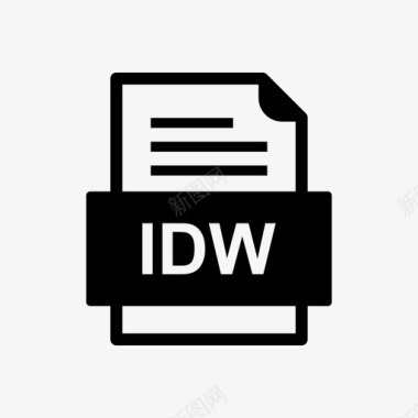 台账格式idw文件文件图标文件类型格式图标