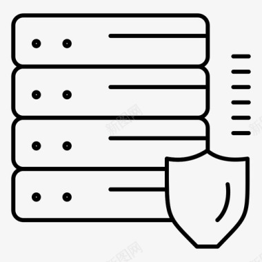 公共标识安全gdpr安全网络图标图标