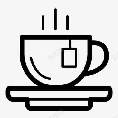茶咖啡咖啡因图标图标