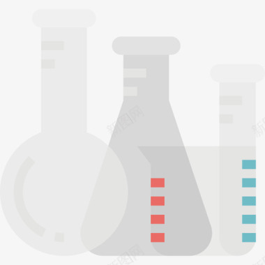 科学竞赛科学90平烧瓶图标图标