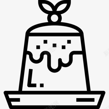 布丁布丁晚餐直系图标图标