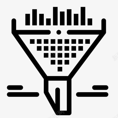 分类漏斗图过滤器数据漏斗图标图标