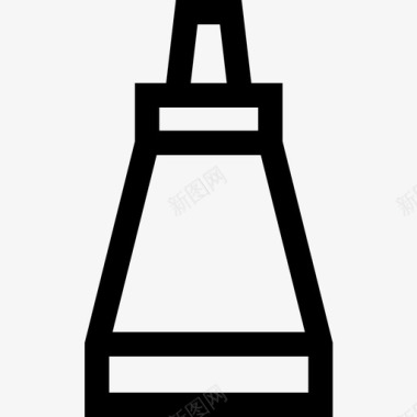 外卖配送酱汁外卖17直线型图标图标