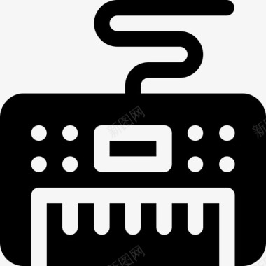钢琴音乐54填充图标图标
