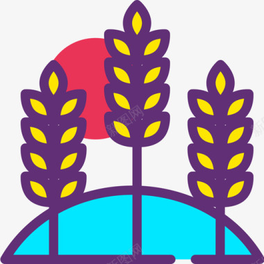 农业小麦农业园艺2附魔图标图标