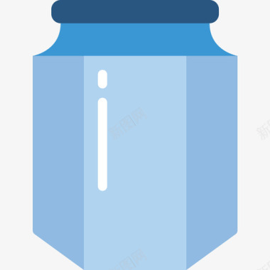 罐子容器3扁平图标图标