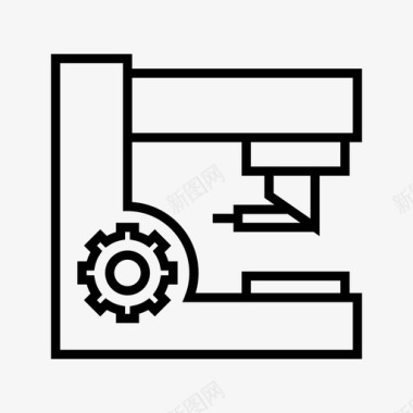 机器设备工厂图标图标