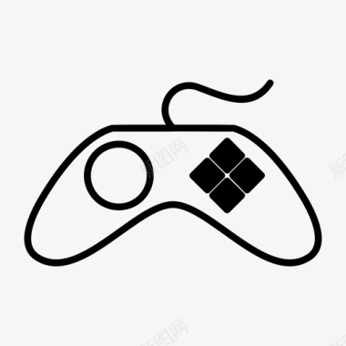 游戏控制台图标playstation控制器游戏操纵杆图标图标