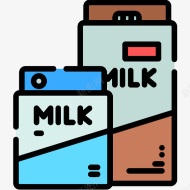 原色牛奶献血17原色图标图标