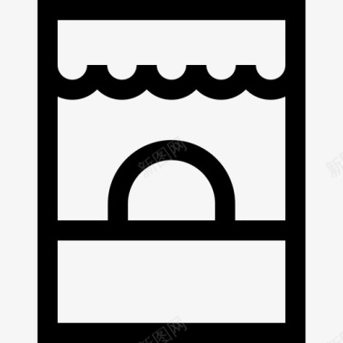 公共交通标识售票处公共交通17直达图标图标