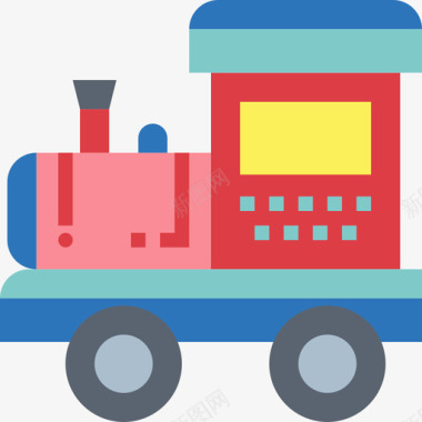 火车玩具儿童玩具平板玩具图标图标