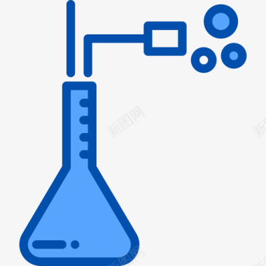 化学能源生态学4蓝色图标图标