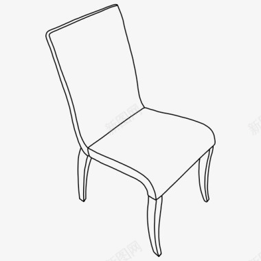 椅子家具手绘座椅图标图标