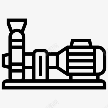 制造业大国泵业工厂机器图标图标