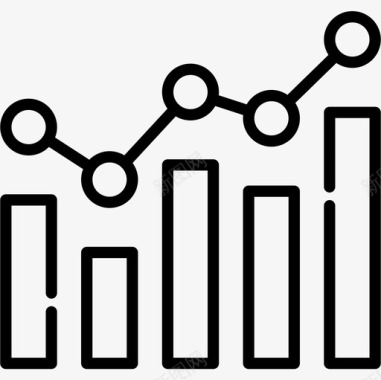 图表背景图表电子商务69线性图标图标