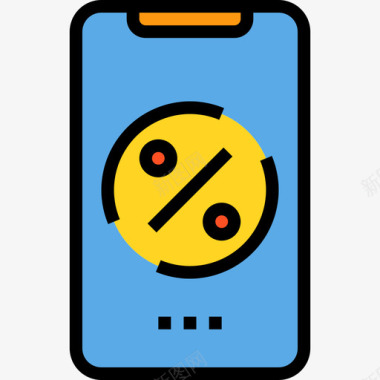 手机支付宝图标智能手机7折线性颜色图标图标
