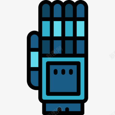 种植技术3图标机器人技术机器人机器3线性颜色图标图标