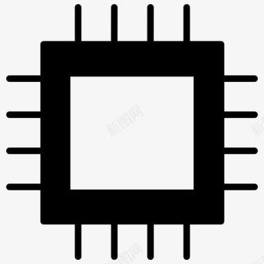 电路芯片数字技术图标图标