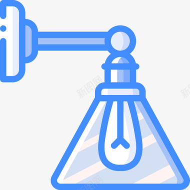 浴霸灯灯照明4蓝色图标图标
