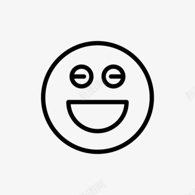 QQ表情图片微笑表情脸图标图标