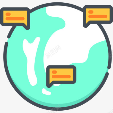 全球搜索引擎优化营销13双色图标图标
