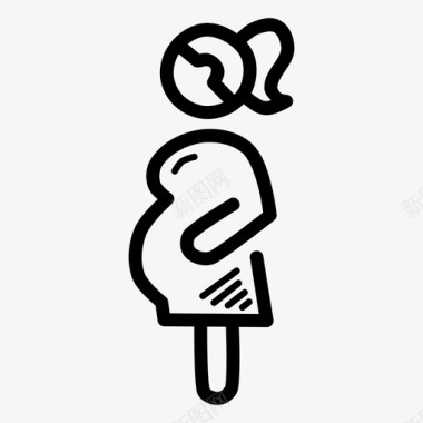 孕妇怀孕家人图标图标