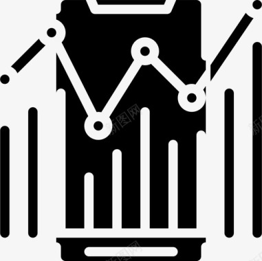 天翼手机标志智能手机智能手机3实心图标图标