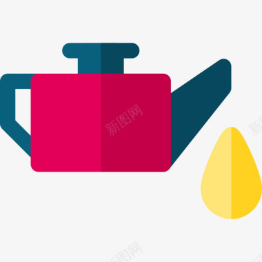 机油汽车修理14扁平图标图标