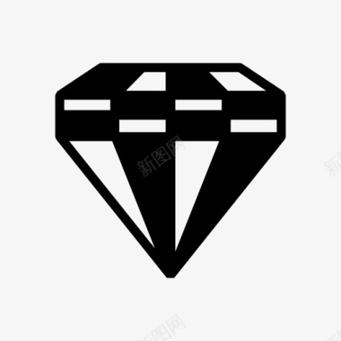 宝石水晶钻石图标图标