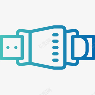 公共标识安全安全带机场68坡度图标图标