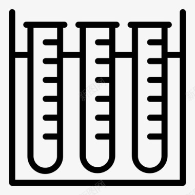 试管药剂试管生物学健康图标图标