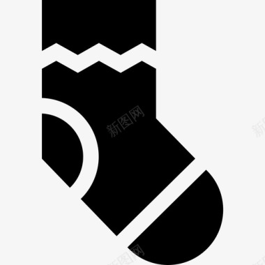 袜子袜子冬装和配件填充图标图标