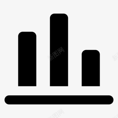 黑板分数分数分析条形图图标图标