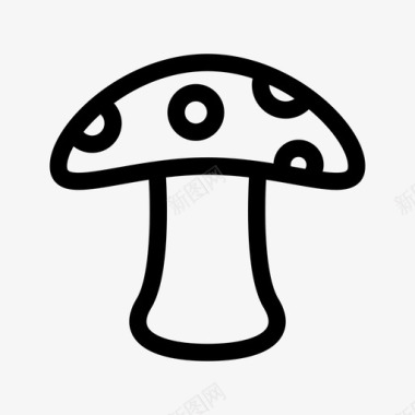 蘑菇食物木耳图标图标